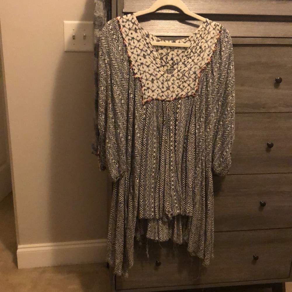 Free People printed tunic
